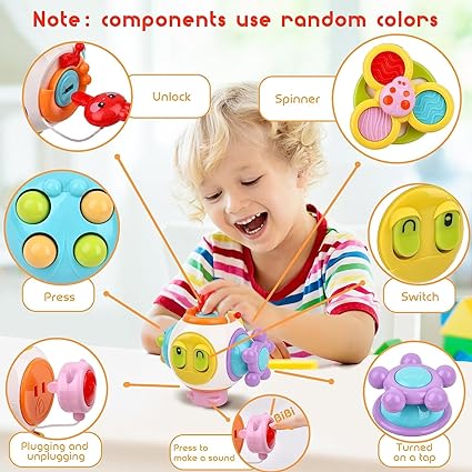 8 In 1 Multi Functional Busy Activity Toy