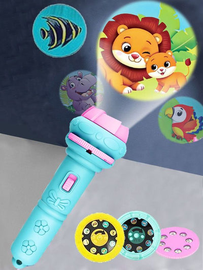 Baby Projector Torch Flashlight Projection Toy For Kids | Children Early Education Toy