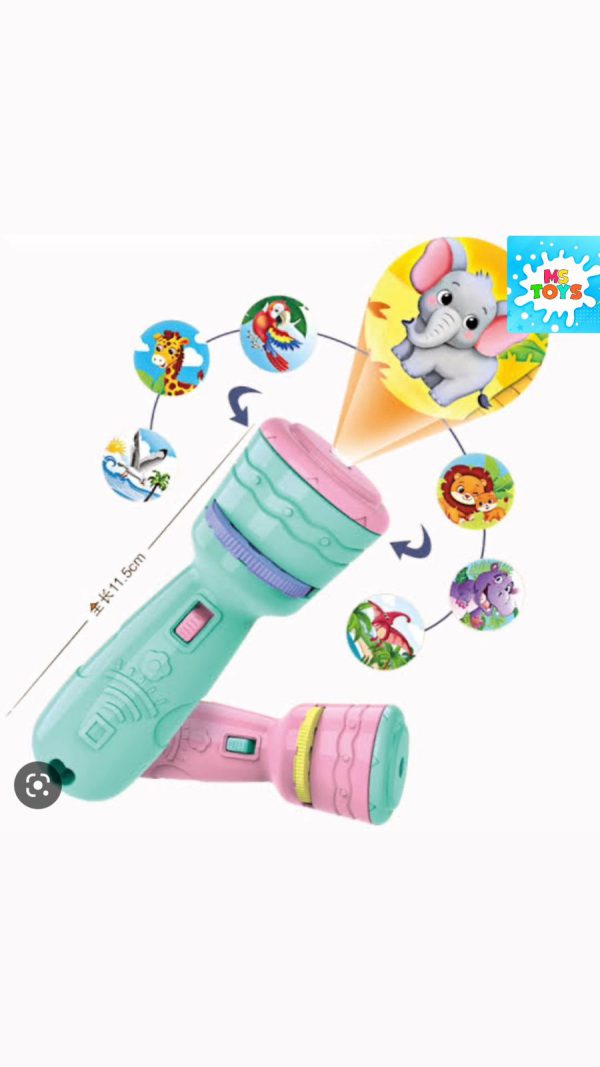 Baby Projector Torch Flashlight Projection Toy For Kids | Children Early Education Toy