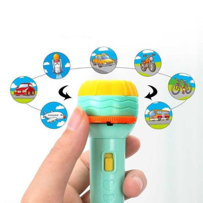Baby Projector Torch Flashlight Projection Toy For Kids | Children Early Education Toy