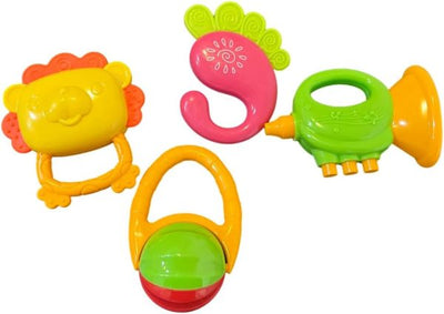 My Baby Rattles Set (12 Pcs) New-born Hand Bells Baby Toys 0-12 Months